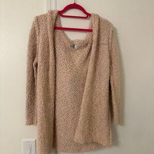 Cozy hooded cardigan